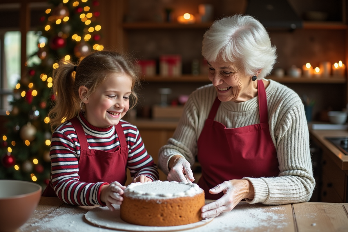 gâteau noël